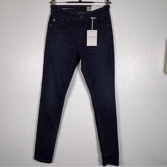 AG Adriano Goldschmied Dark Indigo Skinny‎ Jeans